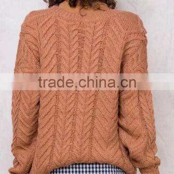 Runwaylover 152 New Design 2017 Ladies Fashion Knitted Hollow Out T-Shirt photo-2