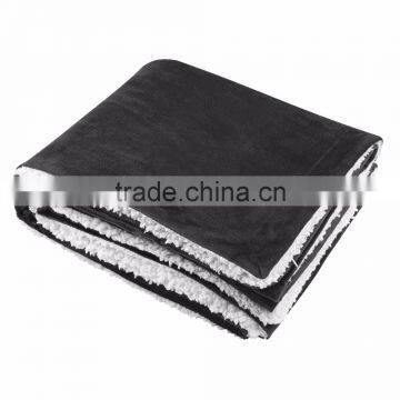 Sherpa Blanket - Measures 60" x 50", Made From 100% Polyester Fleece, Super Soft Feel and Comes With Your Logo photo-4