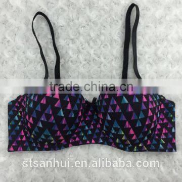 2017 OEM Bra Panty Set Women Underwear Printed Bra Panty Set photo-2