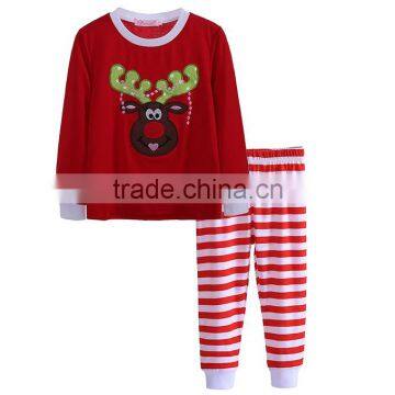 Applique Fall Boutique Outfits Christmas Clothes photo-3