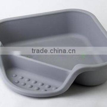 R1865H semi enclosed Cat Toilet new triangle cat litter box open Cat Toilet