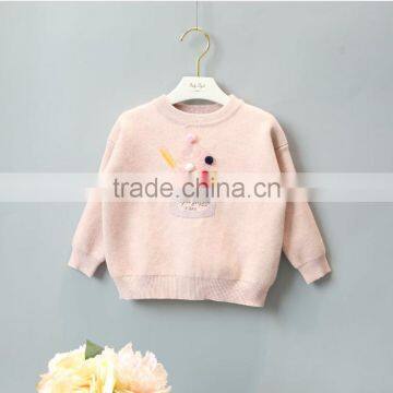 Latest Baby Girl Cartoon Pattern Pullover Sweater Design photo-5