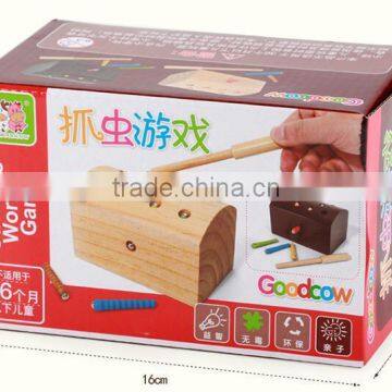Balance Exercise Wooden Catching Worms Game Gifts Educational Toys for Kids photo-6
