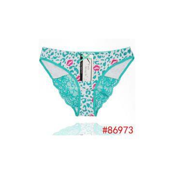 2015 New laced hipster cotton panties leopard lady brief Underpants women underwear girl knickers hot lingerie intimate