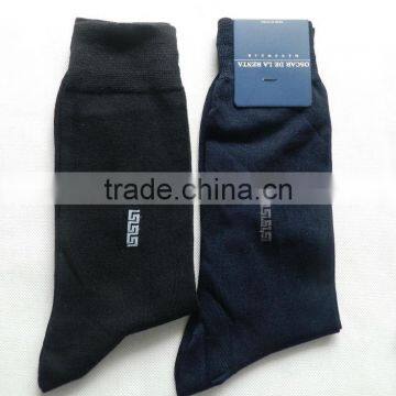 men high quality mercerized cotton business socks