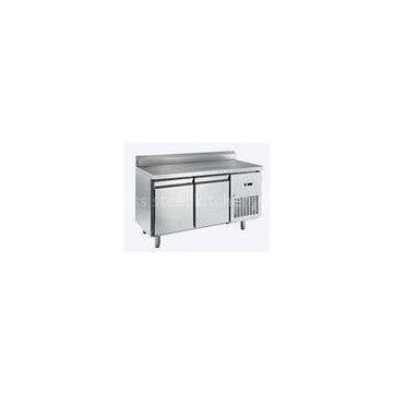 Ventilated Cooling Double Door Stainless Steel Freezer For Restaurant , 1355 x700x850