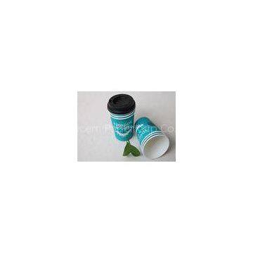 4oz -12oz Green Single Wall Paper Cups Disposable Biodegradable Paper Cups For Coffee