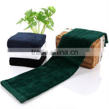 Plain White Golf Towel With Custom Logo Screenprinting photo-4