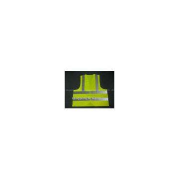 Reflective Safety Vest in Various Colors, Made of 100% Polyester Tricot