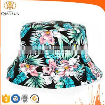 Colorful beach floral print bucket hat, womens hat, sunhat