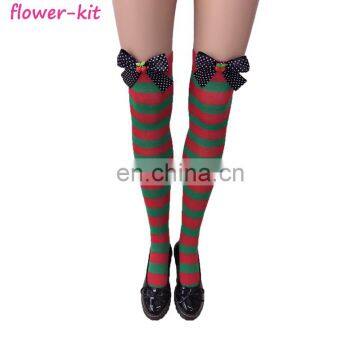 Wholesale Nylon Cute Sexy Striped Stockings For Halloween photo-2