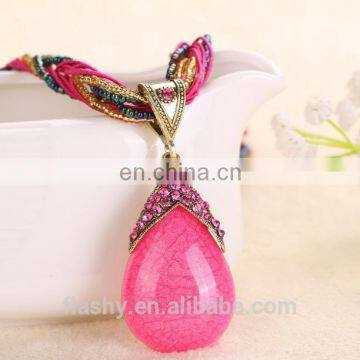 New Fashion Women Jewelry Bohemian Sautoir Chain Necklace Choker Pendant photo-3