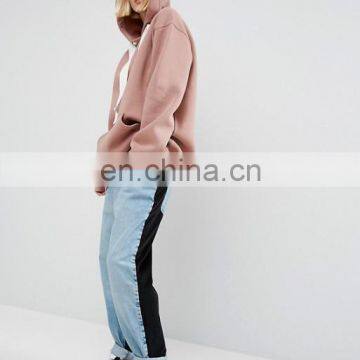 Custom Wholesale Blank Pullover Nude Oversized Hoodie For Women photo-3