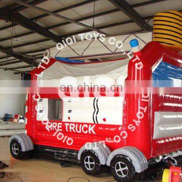 Fire Truck Adult Bounce House For Sale photo-5