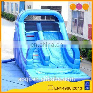 AOQI products water slide for pool inflatable with free EN14960 certificate