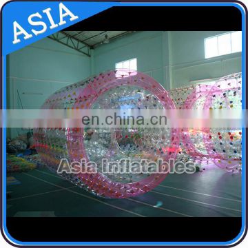 big inflatable pvc balls,hot sale inflatable wheel water roller ball price water filled lawn roller price