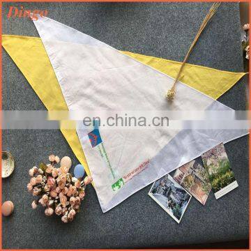 2017 new style china supplier customized pet triangle bandana dog bandana