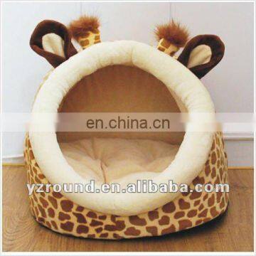 giraffe shape indoor plush dog house pet house pet cushion