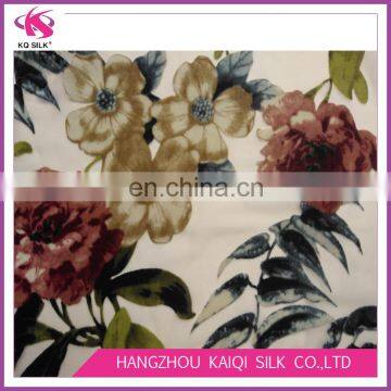 2017 Topselling Floral Printing Nylon Rayon Burnout Silky Velvet Fabric photo-5