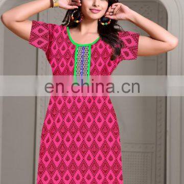 SQUARE YOKE DESIGN KURTIS FOR ALL LADIES