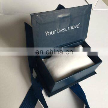 2016 shenzheng hot sale Great Design Cardbaord Ribbon Collapsible Paper Gift Boxes For Cosmetic Packing