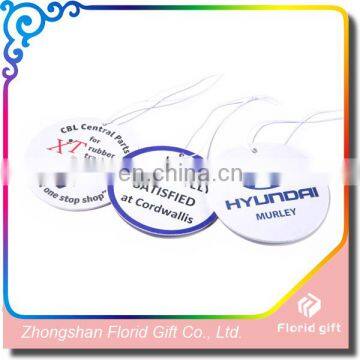 Wholesale Promotional Gifts Paper Car Air Freshners with various Smells