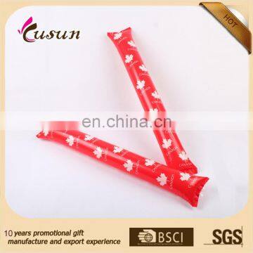 New design eco printed inflatable pe sticks wholesales manufacturer