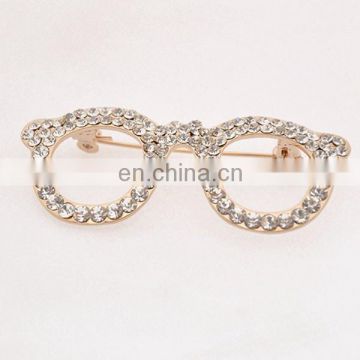 metal craft gifts crystals glasses brooch pin