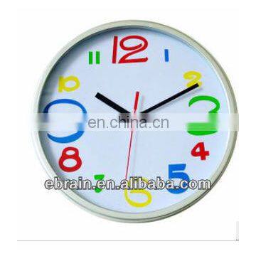 funny cartoon number wall clock for kids,decoration wall clock