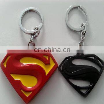 New Creative superman figure PVC custom key chain