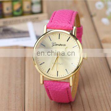 Promotional ali express watch cheap leather watch wrist watch