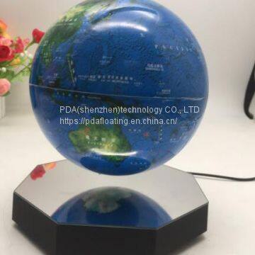 360 Spining Hexagon Base Magnetic Floating Levitate 6inch 7inch 8inch World Globe for Toys photo-2