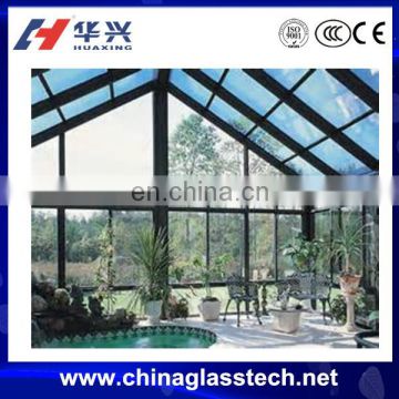 custom aluminium frame tempered glass glass green house