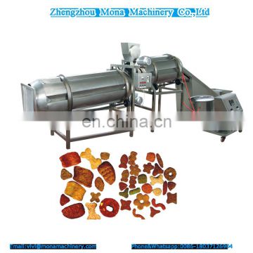 Fully Automatic dry dog cat bird fish food making snack machine/production line with CE