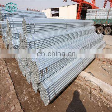 chinese bs6363 bs1387 high carbon class c circle round erw galvanized tube zinc steel water pipe