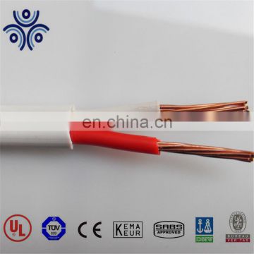 Light industrial copper wiring Solid or Strand core flat tps cable