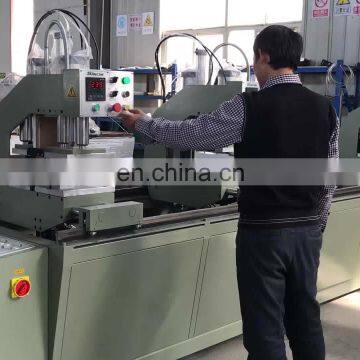 Double Corner welding upvc window making machine