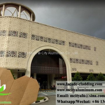 External Perforated Metal Facades for Mosque Muslim Design photo-2