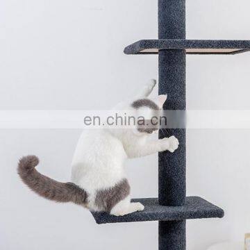 Super Tall Cat Scratching Tree Post Cat Climbing Rack For Grinding/Climbing/Scratching photo-4