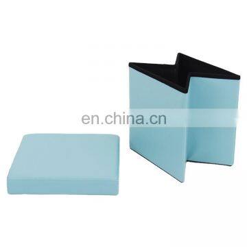 RTS Printing PVC Folding Stool Storage Ottoman for Bedroom Room Optional Color for Bedroom photo-5