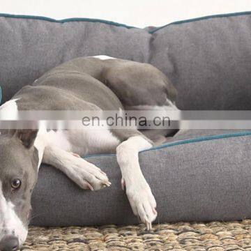Luxury Dog Bed Soft Fabric Pet Sofa Living Room Couch Pet Bed With Removable Cover photo-4