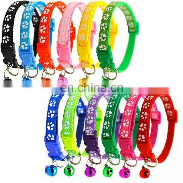 Wholesale Manufacturer Adjustable Soft High Quality Nylon Luxury Custom Pet Dog Collar For Dog With Bell Dog Collar