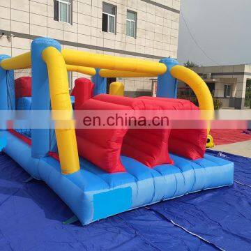 Family Use Oxford Fabric Inflatable Bounce House Obstacle Course Bouncer