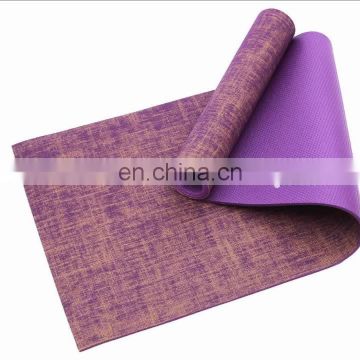 Health and Fitness 1/4 Inch Extra Thick 72 Inch Long TPE Comfort Foam rubber natural Yoga Mat