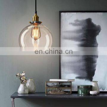 Creative Retro Люстра для потолка для домашнего бара. Антиковые стеклянные подвесные светильники photo-3