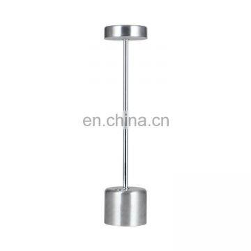 Hot Selling 7W Modern Dercorative Metal Table Lamp Usb Rechargeable Gold Touch Sensor Led Luxury Table Lamp
