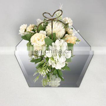 20cm 25cm 30cm 35cm 40cm Customized Mirror Plate Round Square Hexagon Mirrors photo-3