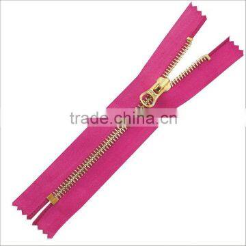 Quality No.3 Fashion Metal Golden metal Zipper