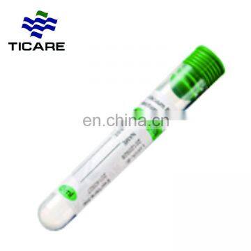 Green Cap Sodium Heparin Plain Vacuum Blood Collection Tube photo-3