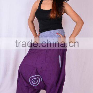 Aladdin Pants Maxi Pants Baggy Pants hippy pants psy trance pants harem alibaba pants baggy rave pants two-tone pants